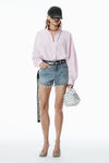 Alexander Wang light pink cotton oxford oversize shirt