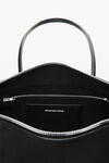Alexander Wang black roux 黑色皮革中号单肩包