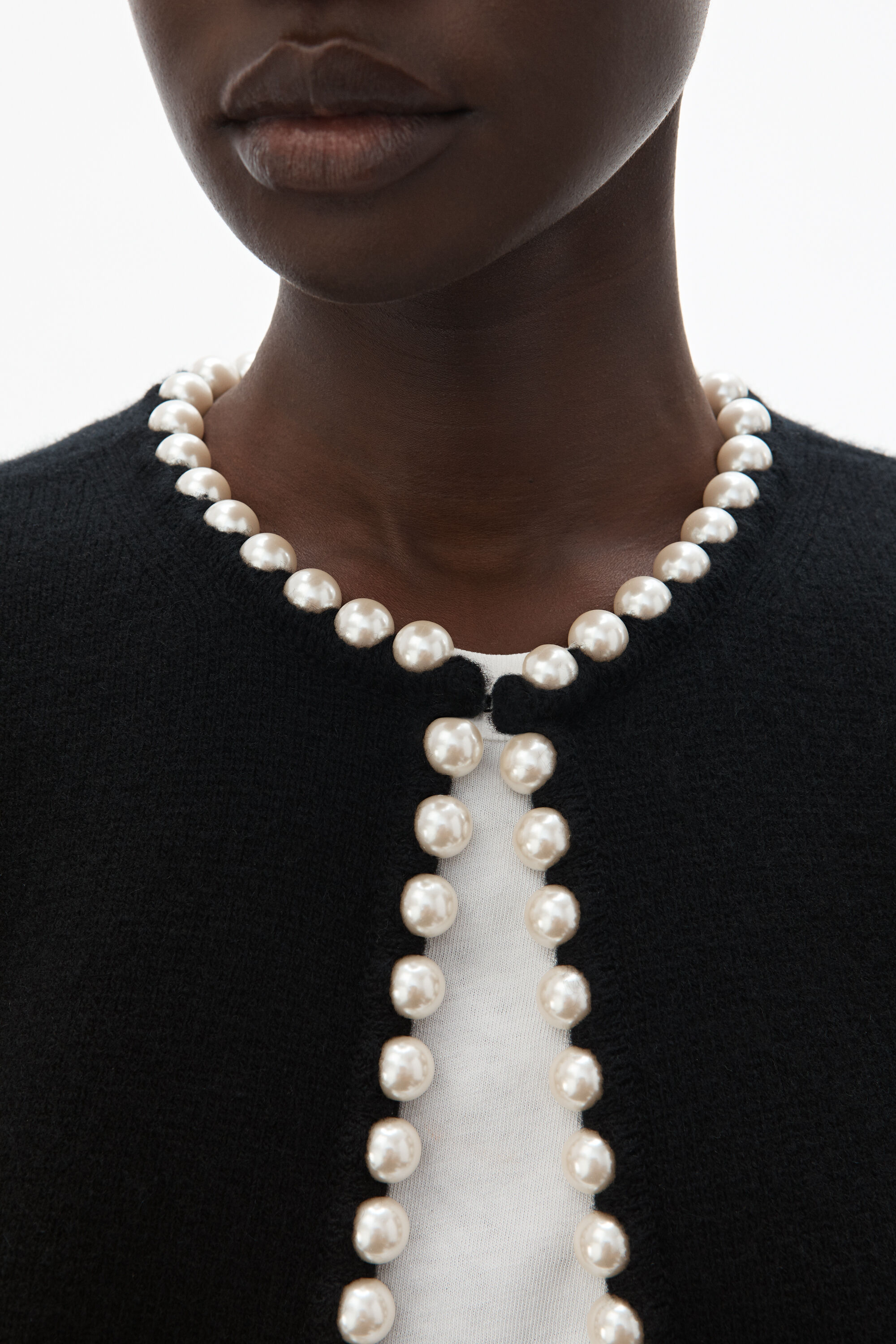 alexander wang pearl cardigan