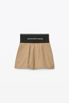 alexander wang 品牌徽标弹力狩猎短裤 chino