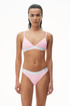 alexander wang 罗纹平纹布丁字裤 light pink