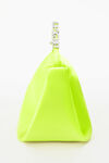 alexander wang marquess micro bag in satin soft glowstick