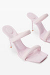 Alexander Wang light pink julie 105 毫米尼龙管状凉鞋