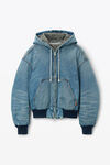 Alexander Wang classic worn indigo 中性圆阔版型工装夹克