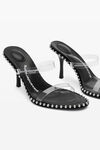 alexander wang nova 85 pvc 拖鞋 black