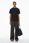 Alexander Wang acid black 高捻针织酸洗 t 恤
