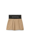 alexander wang 品牌徽标弹力狩猎短裤 chino