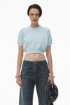 Alexander Wang ariel blue 罗纹毛衣 t 恤