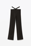 alexander wang 粘胶纤维针织十字徽标打底裤 black