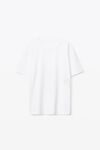 Alexander Wang white 发泡徽标装饰棉质平纹针织 t 恤