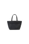 Alexander Wang grey aged 小号 punch 棉质牛仔布托特包
