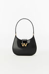 alexander wang w legacy small hobo in leather black