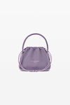 alexander wang ryan 金属罗纹针织小号手袋 unicorn