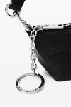 Alexander Wang black 裂纹漆皮硬币钱包