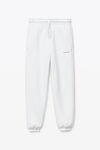 Alexander Wang white 厚实摇粒绒运动裤