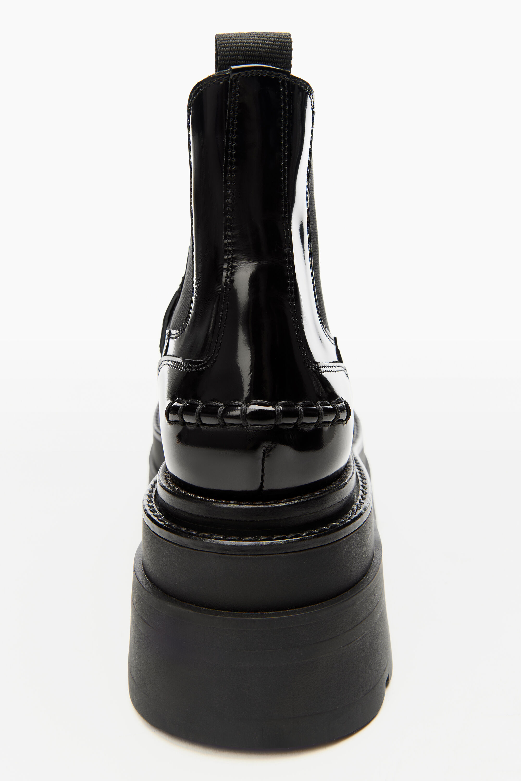 【関税込み】Alexander Wang ブラック Carter ブーツ Carter 75mm Ankle Platform Boot in Rubber in BLACK