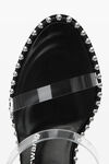 alexander wang nova 85 pvc 拖鞋 black