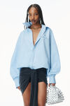 Alexander Wang oxford blue 加大款有机棉衬衫