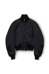 Alexander Wang black 棉缎飞行员夹克
