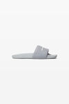 Alexander Wang alloy aw pool slide sandal