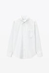 Alexander Wang white 棉质男友风衬衫