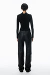 Alexander Wang black long-sleeve high-neck cardigan