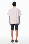 Alexander Wang light pink 粉色棉质混纺加大款 t 恤