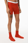 alexander wang boxer brief in ribbed jersey red
