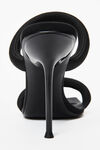 Alexander Wang black julie 105mm nylon tubular sandal