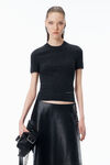 Alexander Wang charcoal short-sleeve wool tee