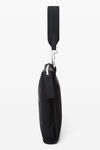 Alexander Wang black punch tech shoulder bag in nylon canvas