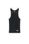 Alexander Wang washed black 罗纹棉经典工字背心