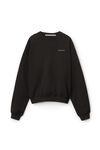 Alexander Wang black 密绒圆领套头衫