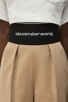 alexander wang straight leg trouser in cotton tailoring chino