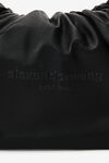 alexander wang ryan puff small bag in buttery leather black