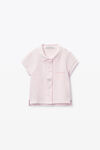 Alexander Wang barely pink polo cardigan
