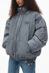 Alexander Wang washed lt grey 夹棉运动夹克