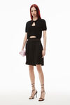 alexander wang short-sleeve twinset cardigan black