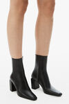 Alexander Wang black toni 85mm皮革踝靴