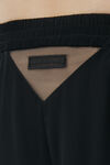 Logo Cutout Boxer-Style Pant in Silk