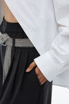 Alexander Wang white 宽大开衩前襟衬衫