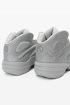 alexander wang aw hoop sneaker in glitter silver