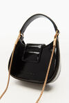 alexander wang w legacy micro hobo in leather black
