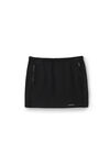 Alexander Wang faded black 饰经典棉质毛圈布迷你半身裙