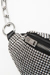 alexander wang attica 水钻网眼迷你腰包 white