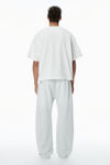 Alexander Wang vintage white 徽标印花棉质 t 恤