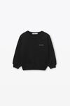 alexander wang essential毛圈布增塑溶胶印花运动衫 black
