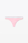 alexander wang 罗纹平纹布丁字裤 light pink