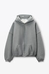 Alexander Wang sidewalk star zip up hoodie in dense fleece