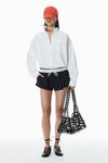 Alexander Wang white cotton oxford oversize shirt
